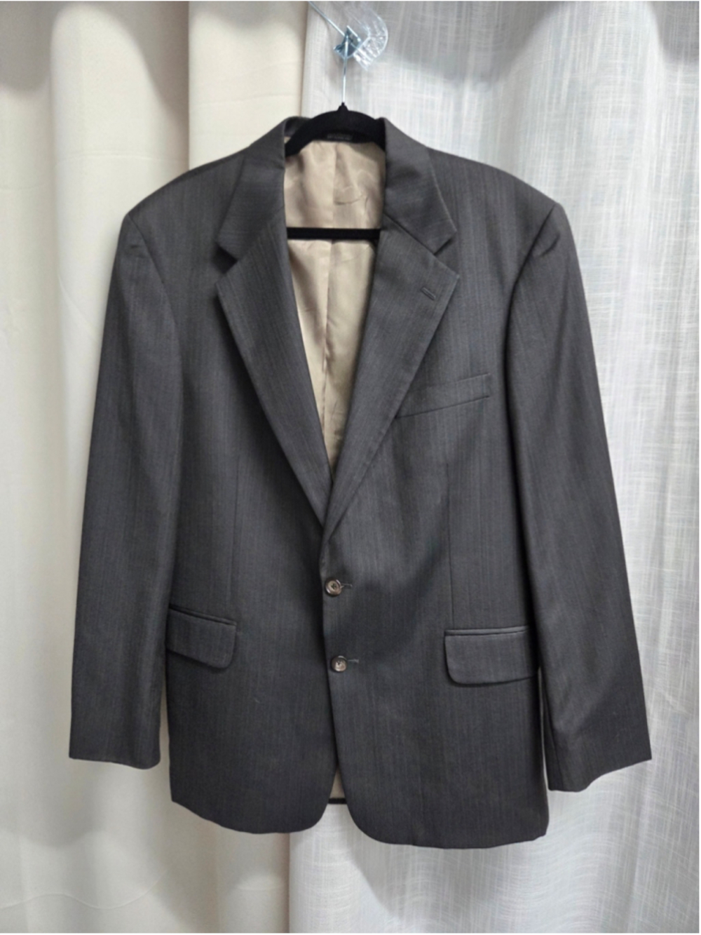 Oscar de la Renta Men's Blazer 80s Wall Street Ivy League Preppy 100% Wool 42R36
